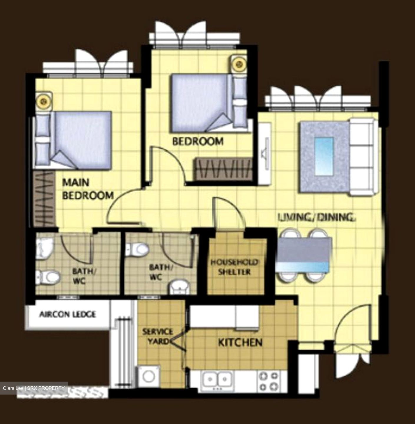 Blk 333B Yishun Riverwalk (Yishun), HDB 3 Rooms #581332971